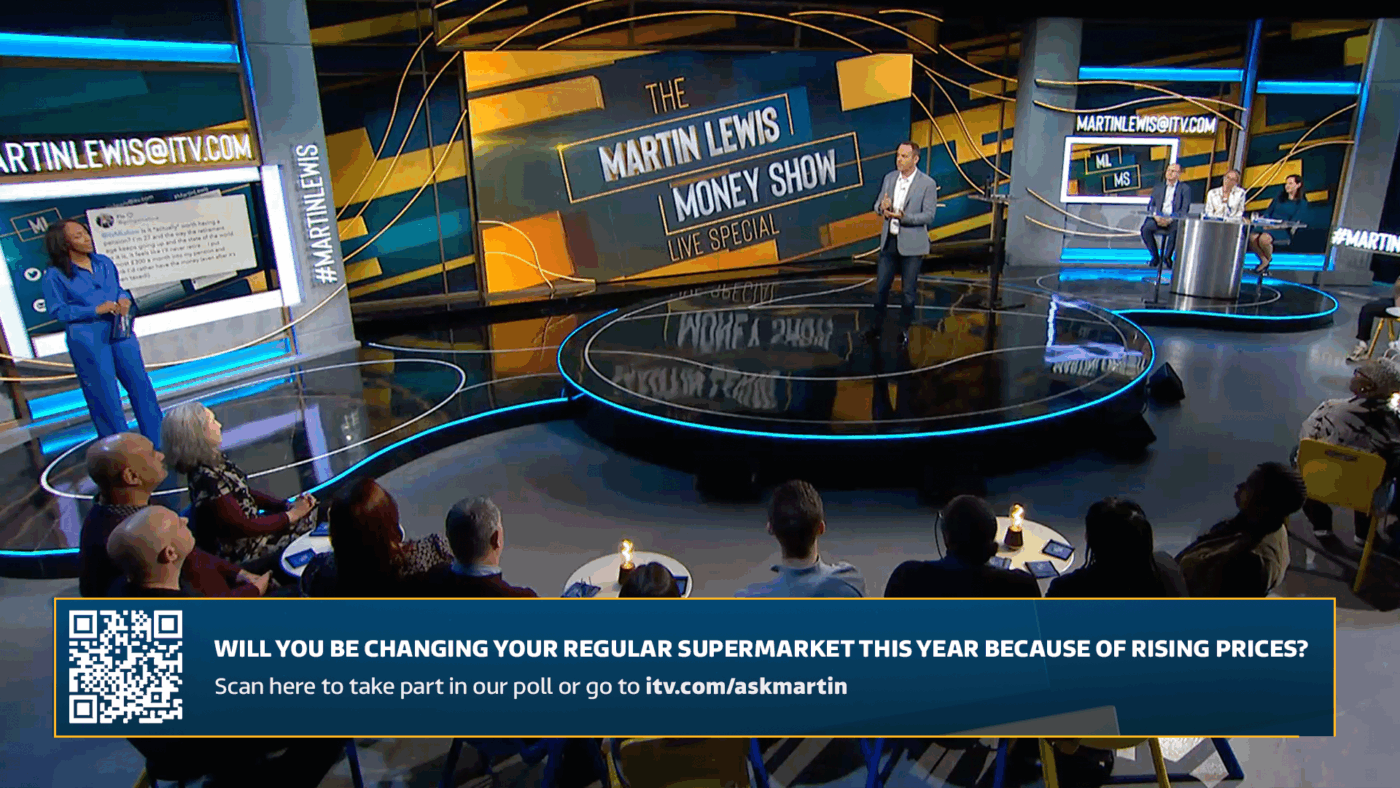 Martin Lewis Money Show & Dizplai Social Media Integration