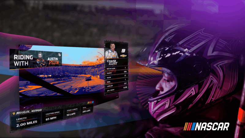 NASCAR Dizplai Header image