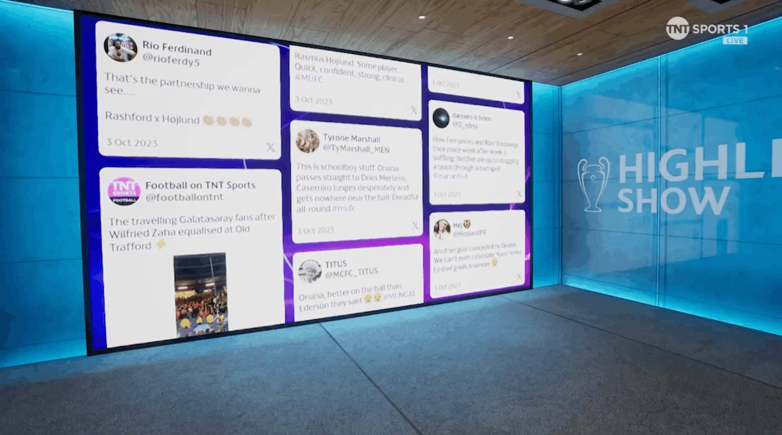 TNT Sports Social Wall