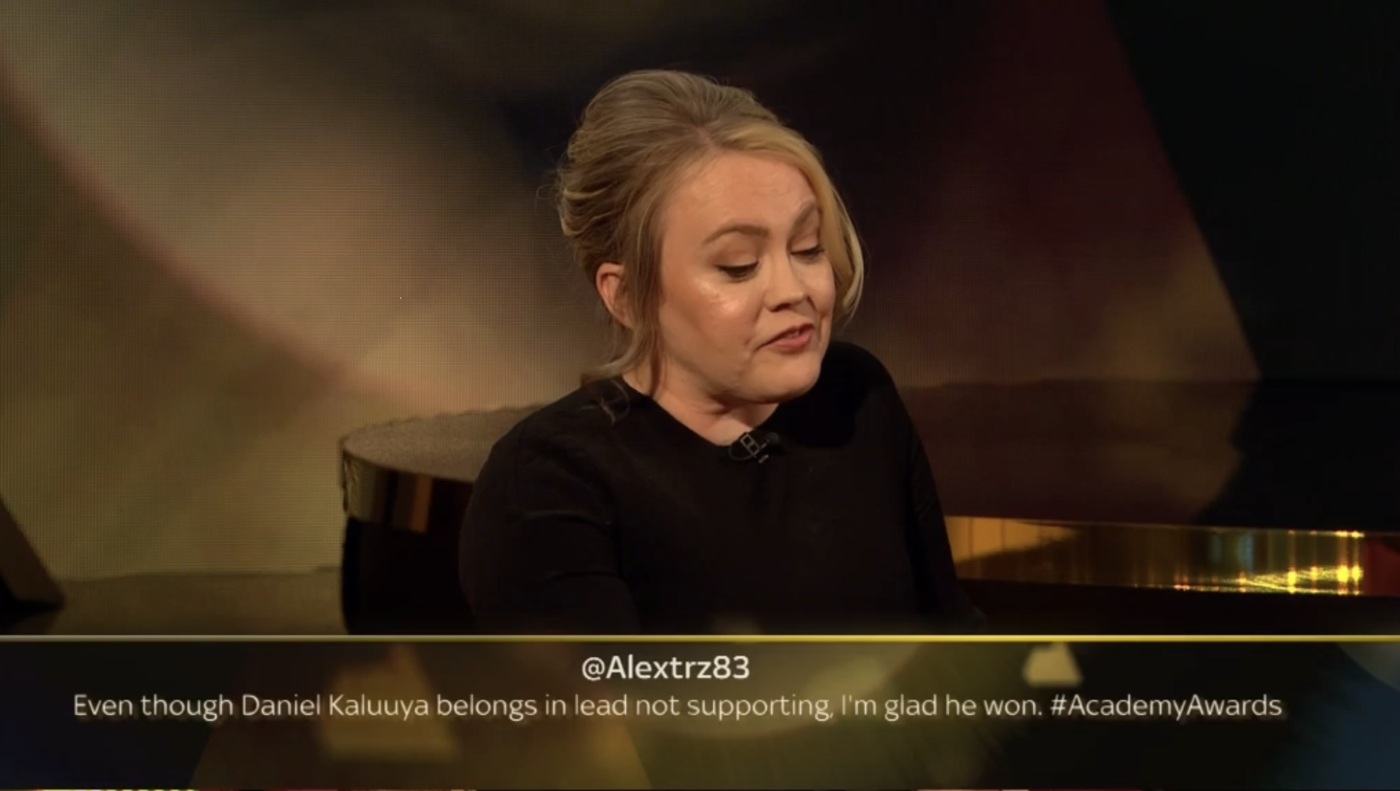 Sky Cinema Oscar's Social Media Integration